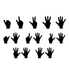 Hand shadows Royalty Free Vector Image - VectorStock