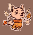 a cute chihuahua vector image