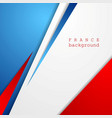 modern bright abstract background french colors vector image