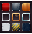 backgrounds for apps icons vector image vector image