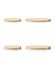 wooden cutting board or tray realistic vector image