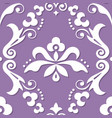 damask royal seamless textile pattern vector image vector image