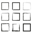 hand drawn frames eps 10 vector image vector image