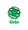 logo globe vector image vector image