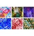 abstract triangle background vector image