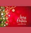 bright christmas background vector image