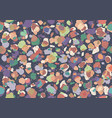 vintage seamless terrazzo pattern in retro style vector image vector image