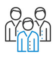 corporate team icon vector image
