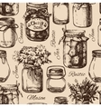 rustic mason and canning jar vector image vector image