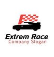 extrem race design vector image