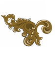 royal bronze ornament vector image vector image