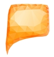 orange bubble vector image vector image