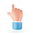 3d web cursor vector image