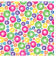 colorful swirl pattern background vector image