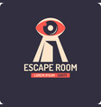 real-life room escape and quest game poster vector image vector image