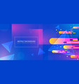 abstract colorful background vector image