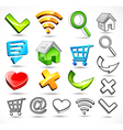 computer symbols and icons vector image