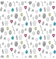 doodles seamless pattern vector image vector image