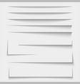paper sheet shadow effect vector image