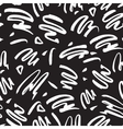 seamless trendy modern brush stokes pattern messy vector image vector image