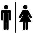 toilet sign vector image