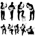 musician set vector image vector image