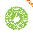 rubber stamp food - - eps10 vector image