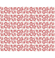 seamless knitted christmas pattern vector image