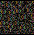 vintage abstract bright neon color ornament vector image