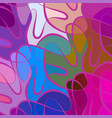 wave background of doodle hand drawn lines vector image