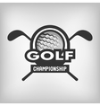 golf sports logo vector image