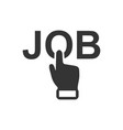 online job apply icon vector image vector image