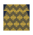 traditional triangle symbol batik seamless pattern vector image vector image