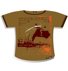 T shirt design Royalty Free Vector Image - VectorStock