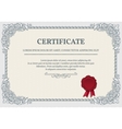 certificate template vector image