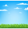 green field background vector image