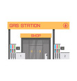 gas station vector image