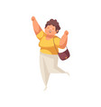 happy woman icon vector image vector image