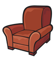armchair vector image vector image