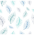 beautiful pattern of tropical leaves monstera vector image vector image
