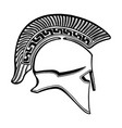 antique helmet icon vector image