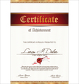 certificate or diploma template vector image
