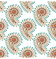 multicolor paisley print vector image