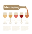 wine tasting vector image