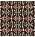 geometry vintage floral seamless pattern vector image