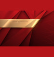 red and gold textile background vector image vector image
