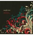 floral design elements vector image vector image