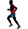 male runner average years vector image