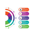 infographics design and marketing icons can vector image