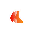 audio lab logo template icon symbol vector image
